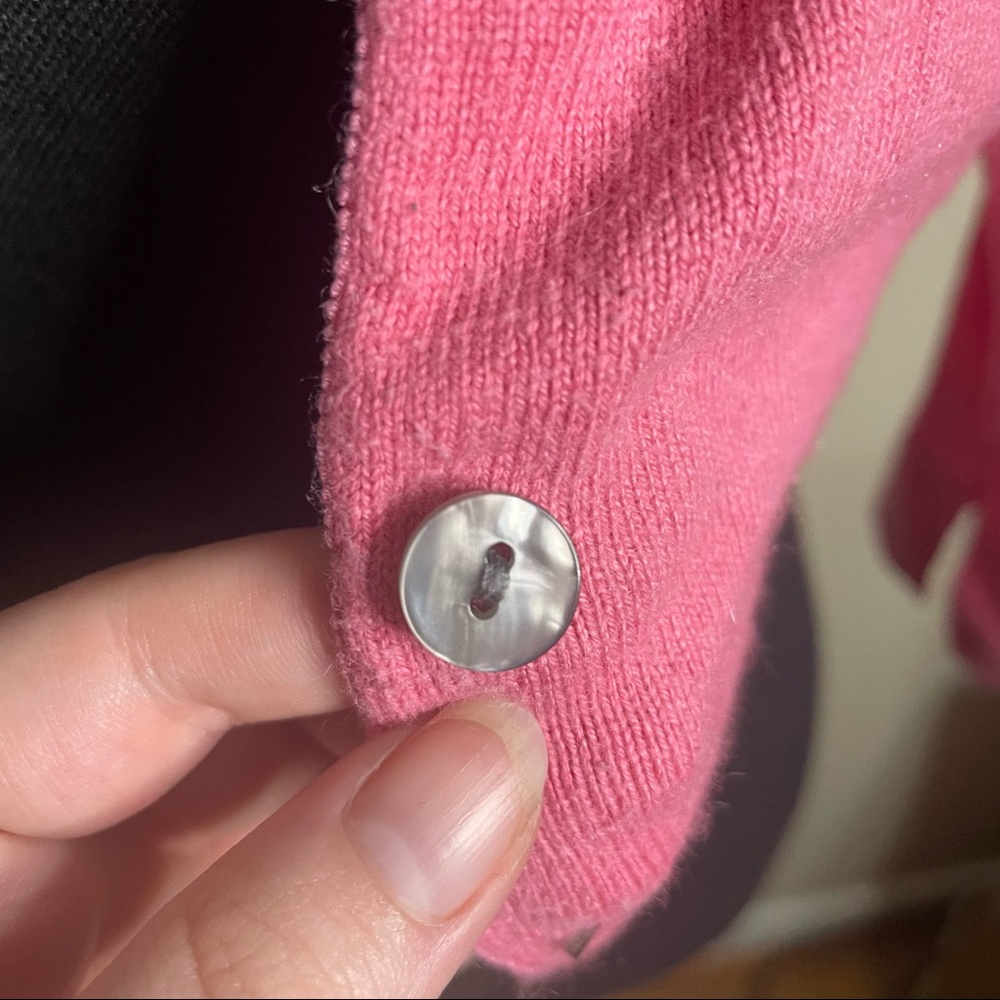 Moda International Girls' Pink X-Large Crop Cardigan - Picture 7 of 10